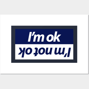 I'm ok funny design for car people Posters and Art
